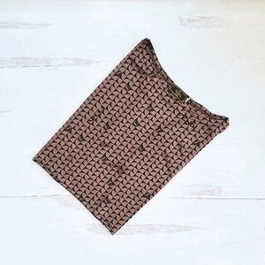 Fendi Sleeveless FF Contrast Logo Blouse